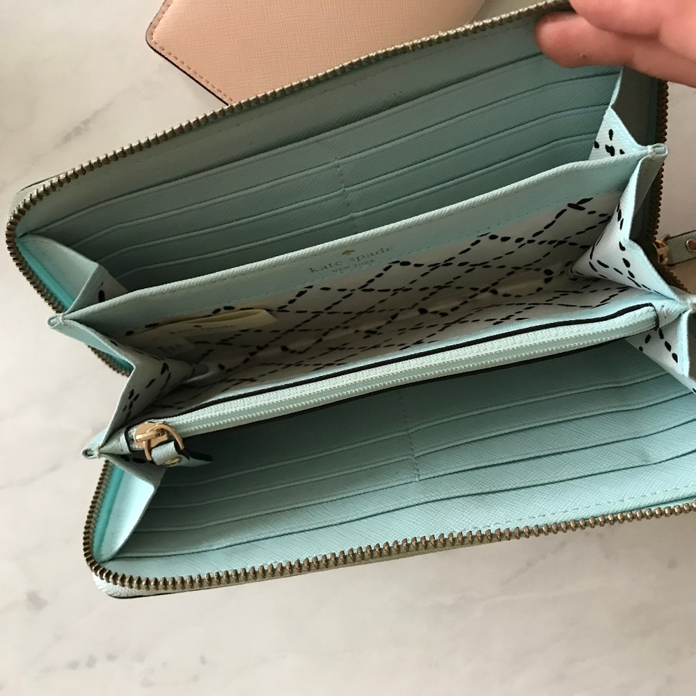 Kate Spade BLUE wallet!